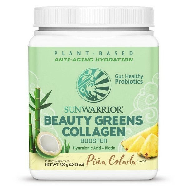 Sunwarrior Beauty Greens Collagen Pina Colada 300 Gram Sportvoeding Sunwarrior Default Title