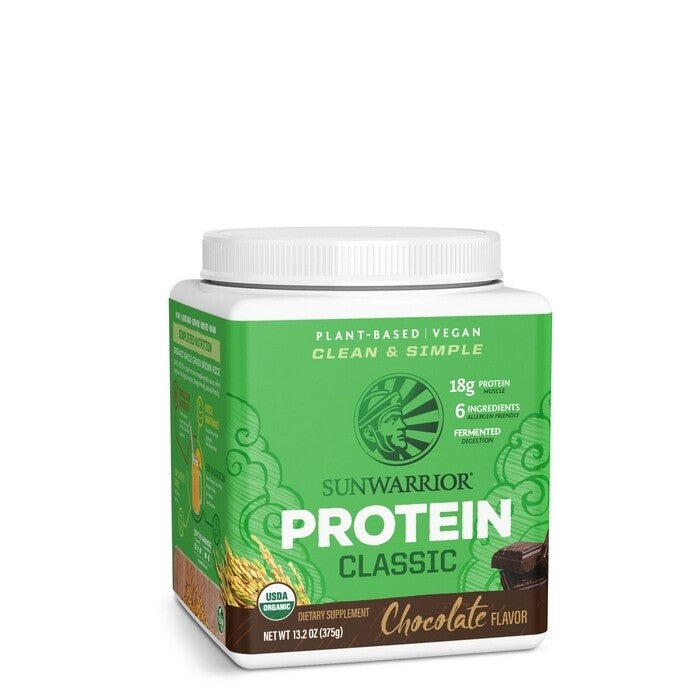 Sunwarrior Classic Proteine Chocola 375 Gram Sportvoeding Sunwarrior Default Title