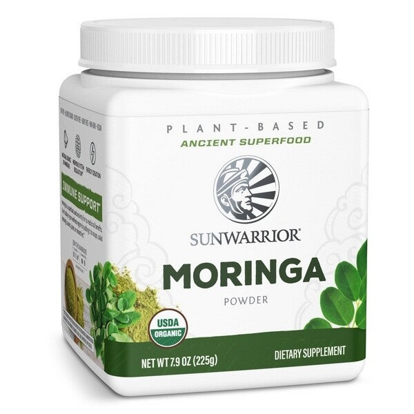 Sunwarrior Organic Moringa Powder 225 Gram Sportvoeding Sunwarrior Default Title