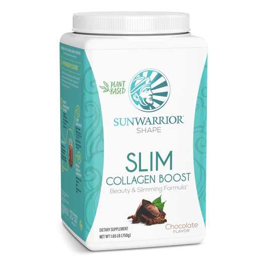 Sunwarrior Shape Slim Collagen Boost Chocolate 750 Gram Sportvoeding Sunwarrior Default Title