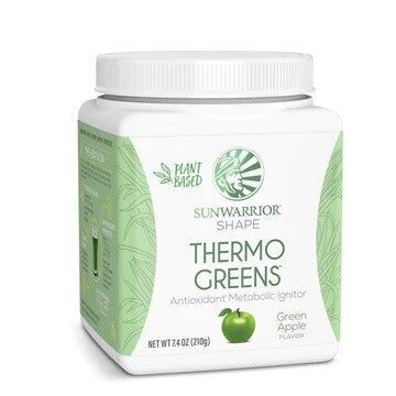 Sunwarrior Shape Thermo Greens Green Apple 210 Gram Sportvoeding Sunwarrior Default Title