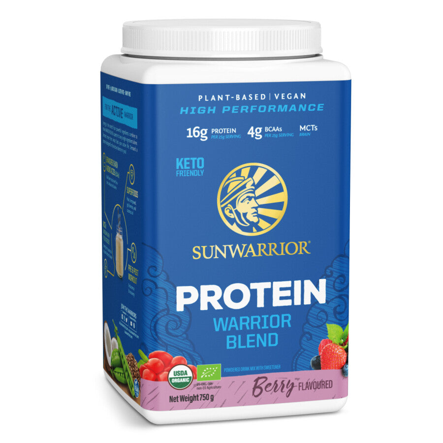 Sunwarrior Warrior Blend Biologische Proteïne Bessen 750 Gram Sportvoeding Sunwarrior Default Title