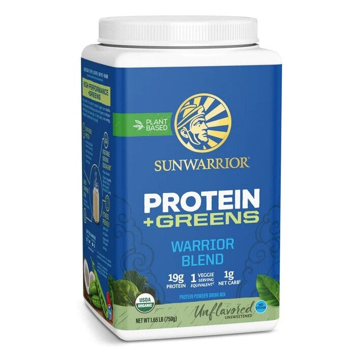 Sunwarrior Warrior Blend Biologische Proteïne + Greens Unflavoured 750 Gram Sportvoeding Sunwarrior Default Title