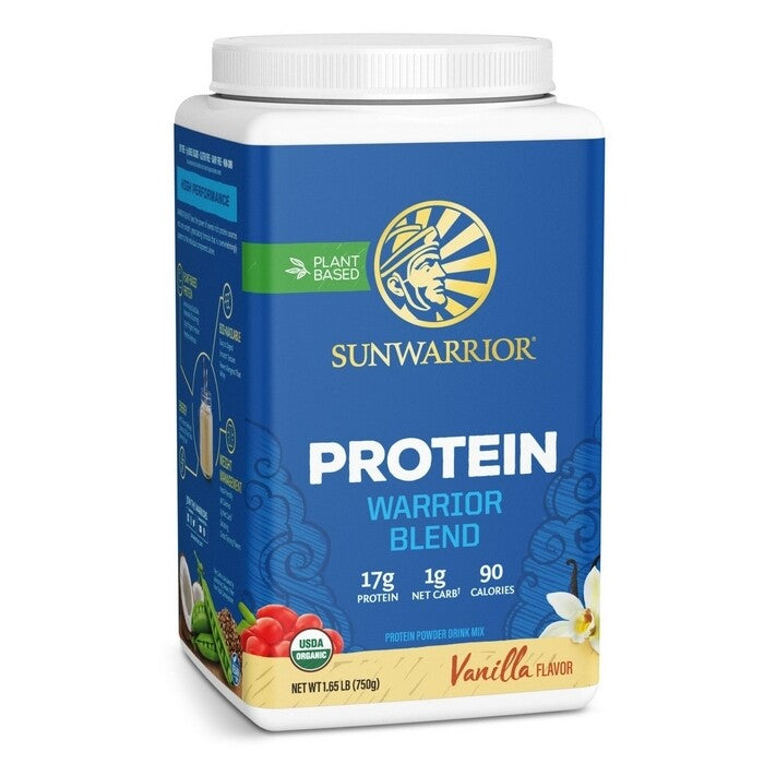 Sunwarrior Warrior Blend Biologische Proteïne Vanille 750 Gram Sportvoeding Sunwarrior Default Title