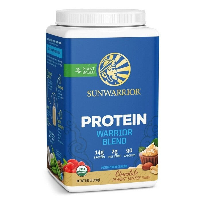 Sunwarrior Warrior Blend Biologische Proteine Chocolate Peanut Butter 750 Gram Sportvoeding Sunwarrior Default Title