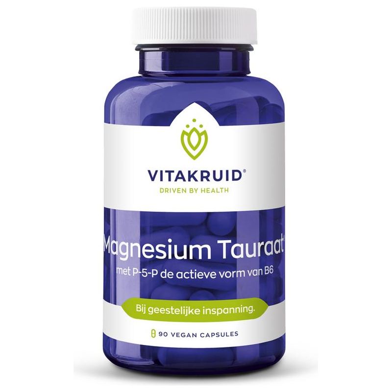 Vitakruid Magnesium tauraat met P-5-P Supplement Vitakruid   