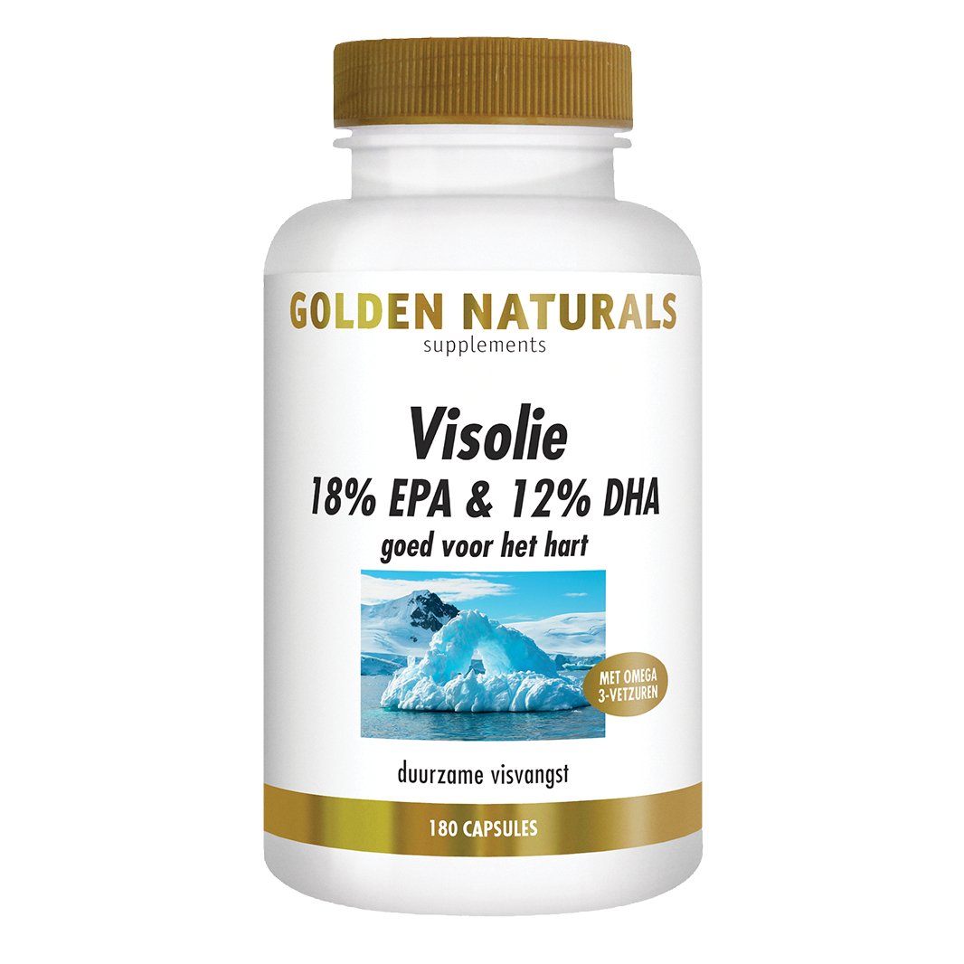 Visolie 18% EPA & 12% DHA - 180 - softgel capsules Supplement Golden Naturals   