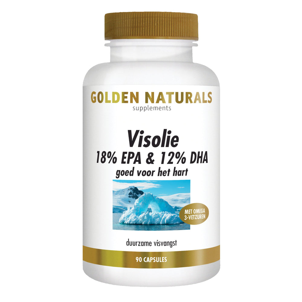 Visolie 18% EPA & 12% DHA - 90 - softgel capsules Supplement Golden Naturals   