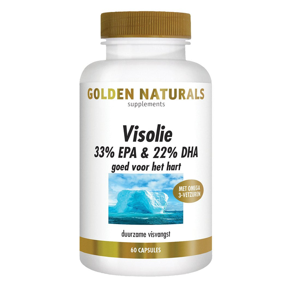 Visolie 33% EPA & 22% DHA - 60 - softgel capsules Supplement Golden Naturals   