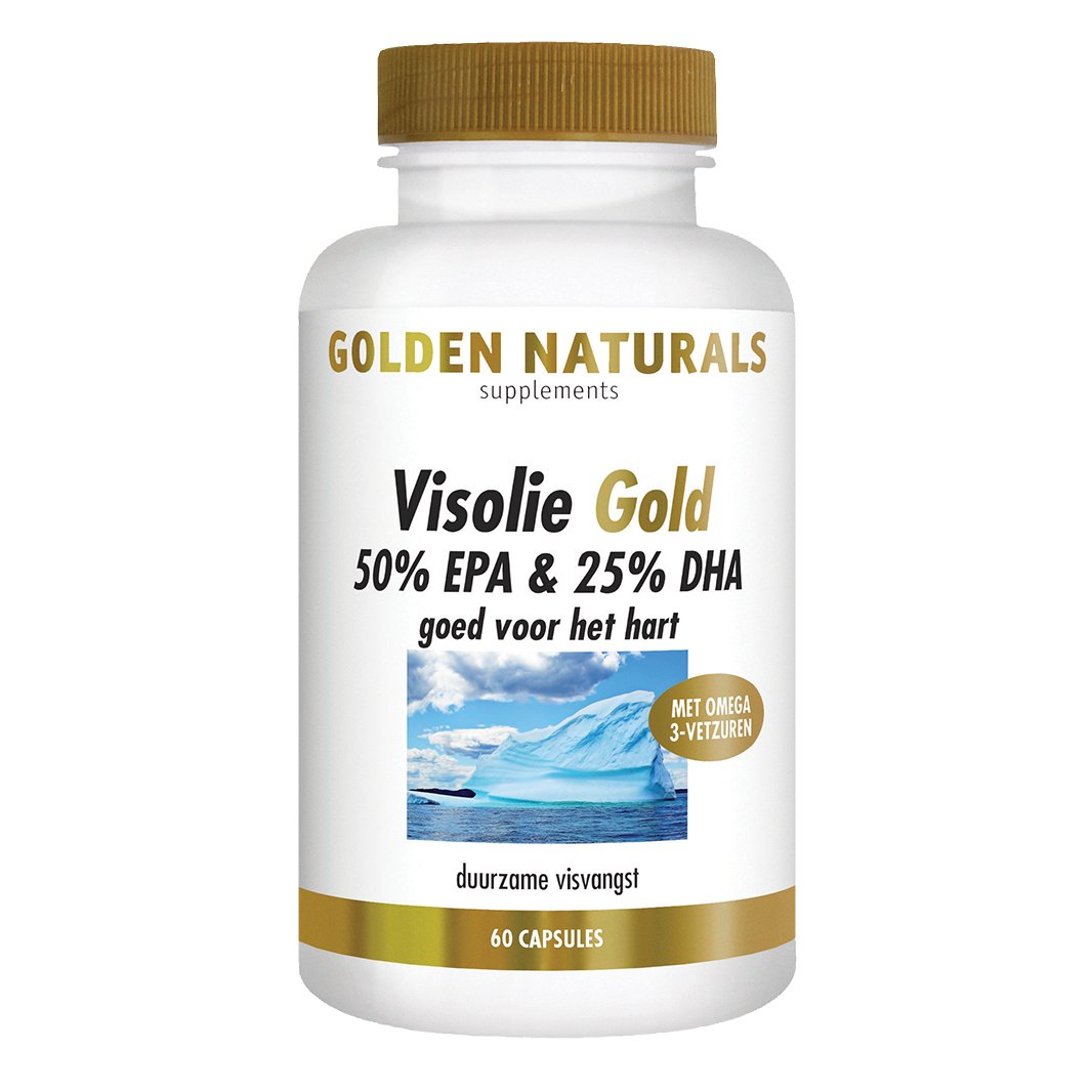 Visolie Gold 50% EPA & 25% DHA - 60 - softgel capsules Supplement Golden Naturals   