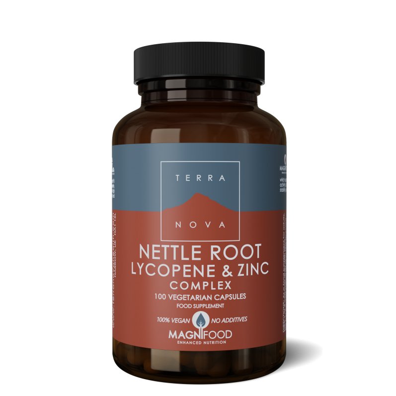 Nettle Root, Lycopene & Zinc Complex | 100 capsules Supplement Terranovabenelux   