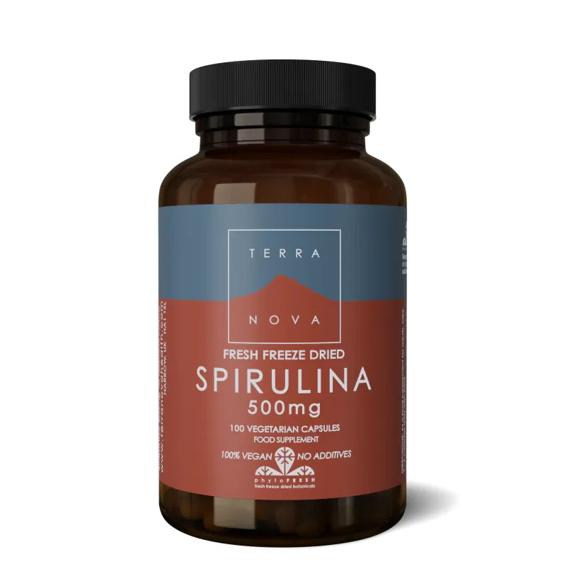 Spirulina 500mg | 100 capsules Supplement Terranovabenelux Default Title