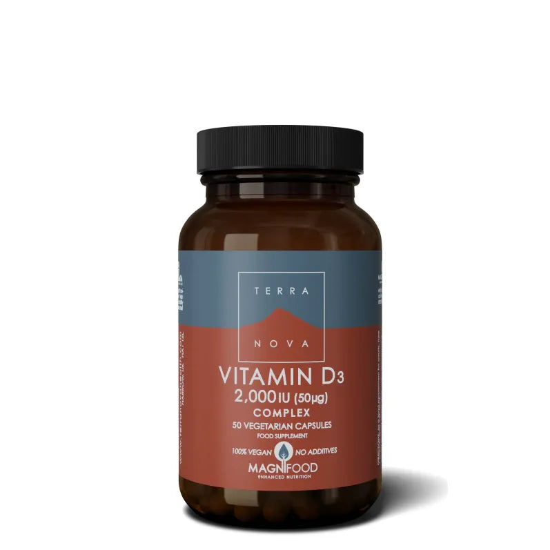 Vitamine D3 2000iu Complex | 50 capsules Supplement Terranovabenelux Default Title