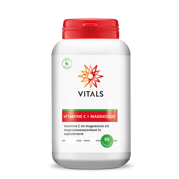 Vitamine C + Magnesium 90 capsules Supplement Vitals   