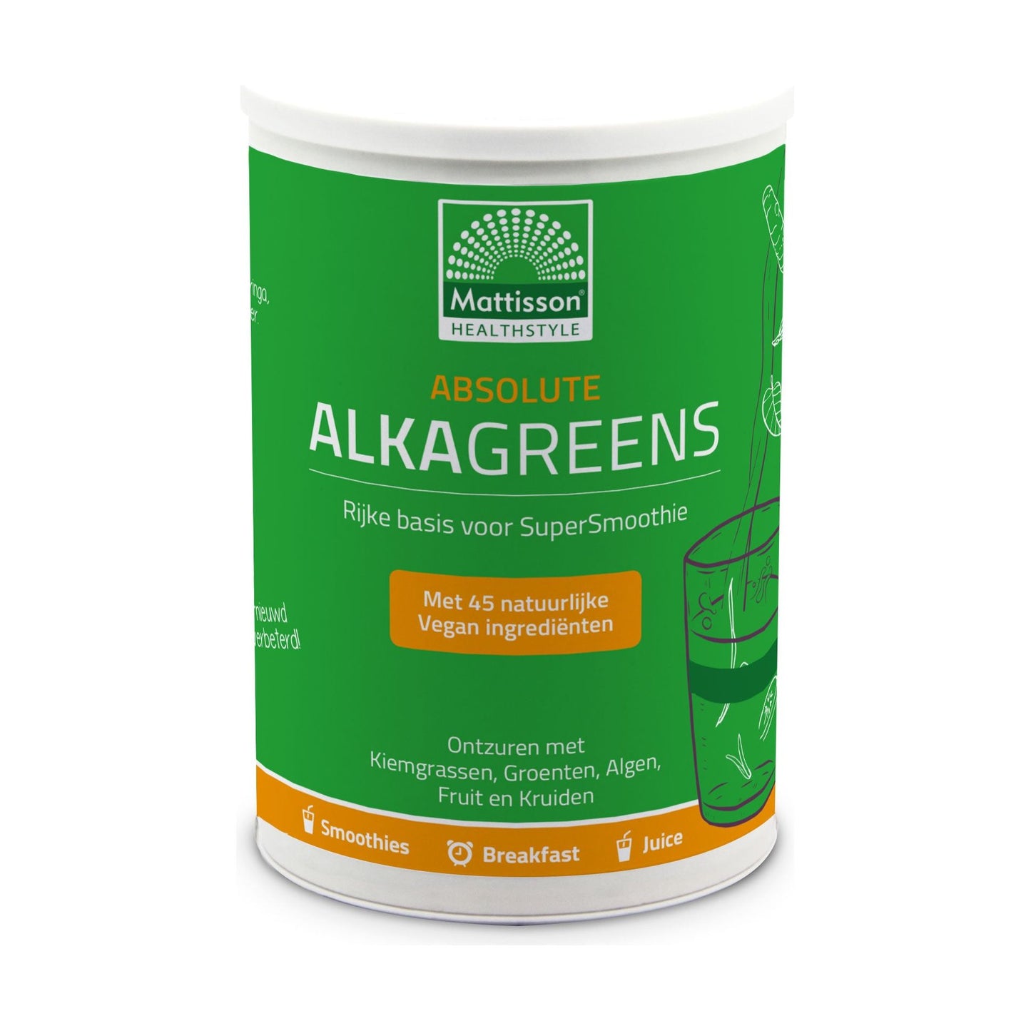 Absolute AlkaGreens poeder - 300 g Supplement Mattisson   