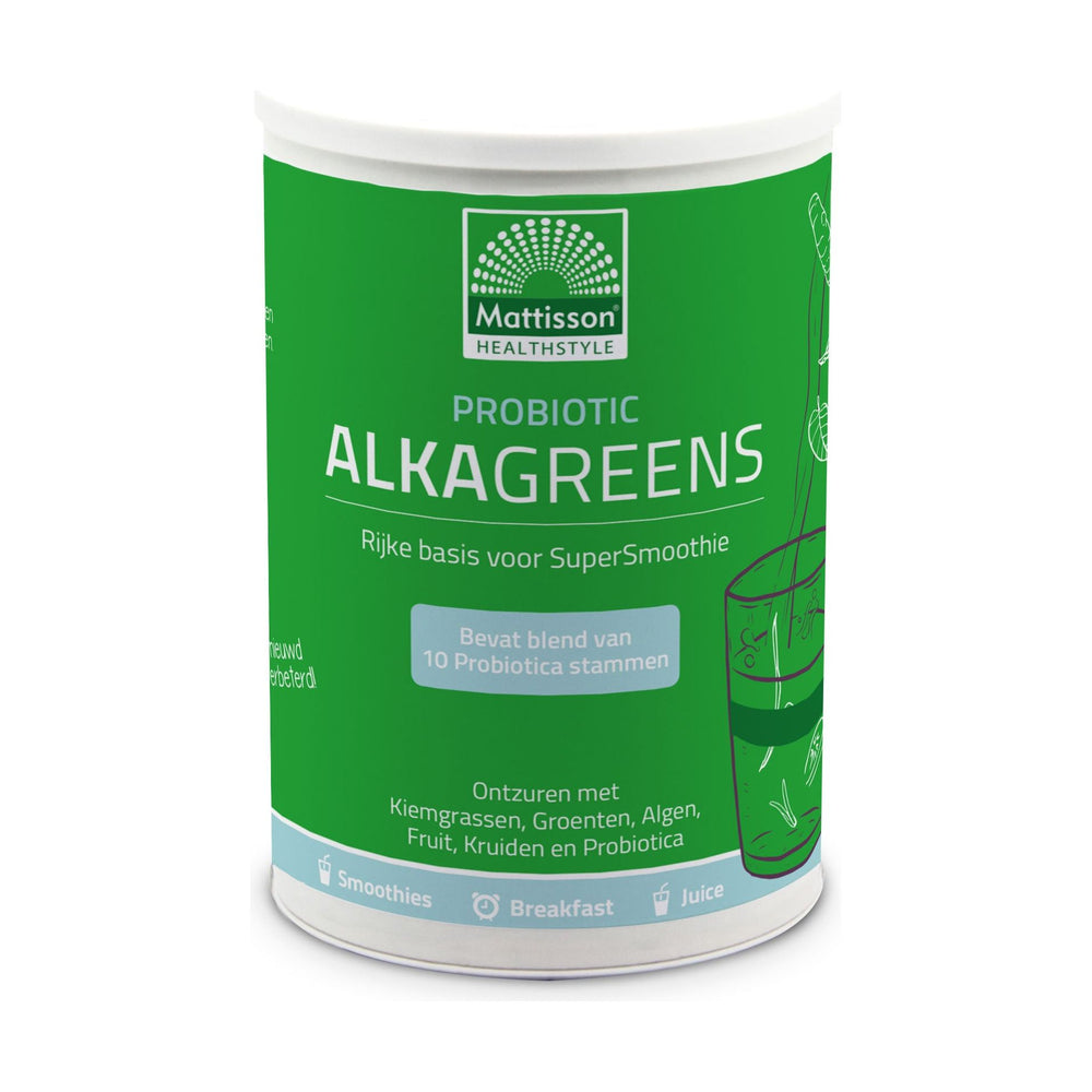 Probiotisch AlkaGreens poeder - 300 g Supplement Mattisson   