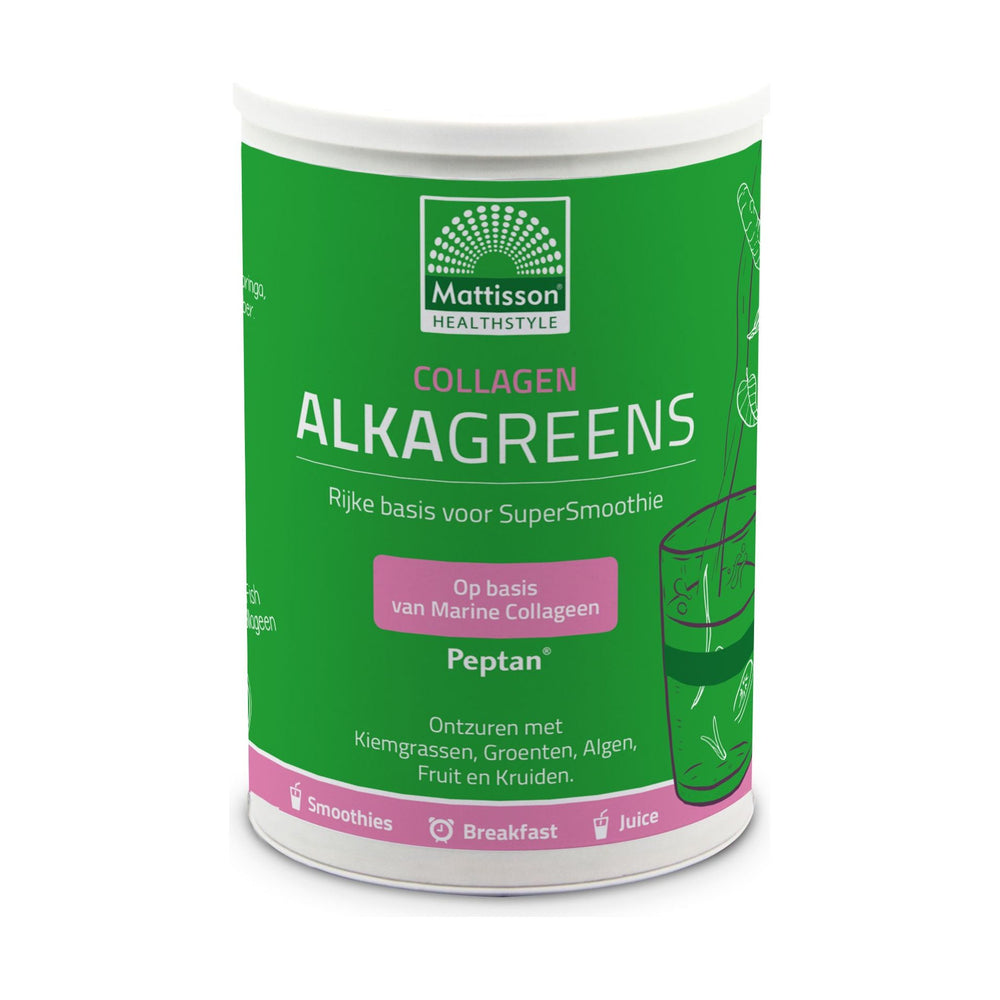 Marine Collageen AlkaGreens poeder - 300 g Supplement Mattisson   