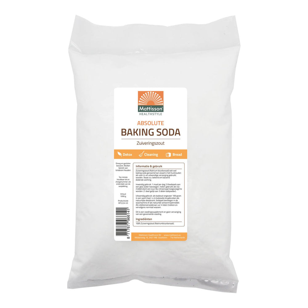 Baking Soda - Zuiveringszout - 1 kg Supplement Mattisson   